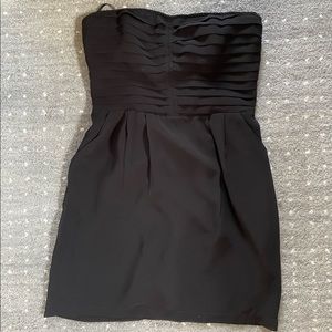Black Strapless mini dress, size 10